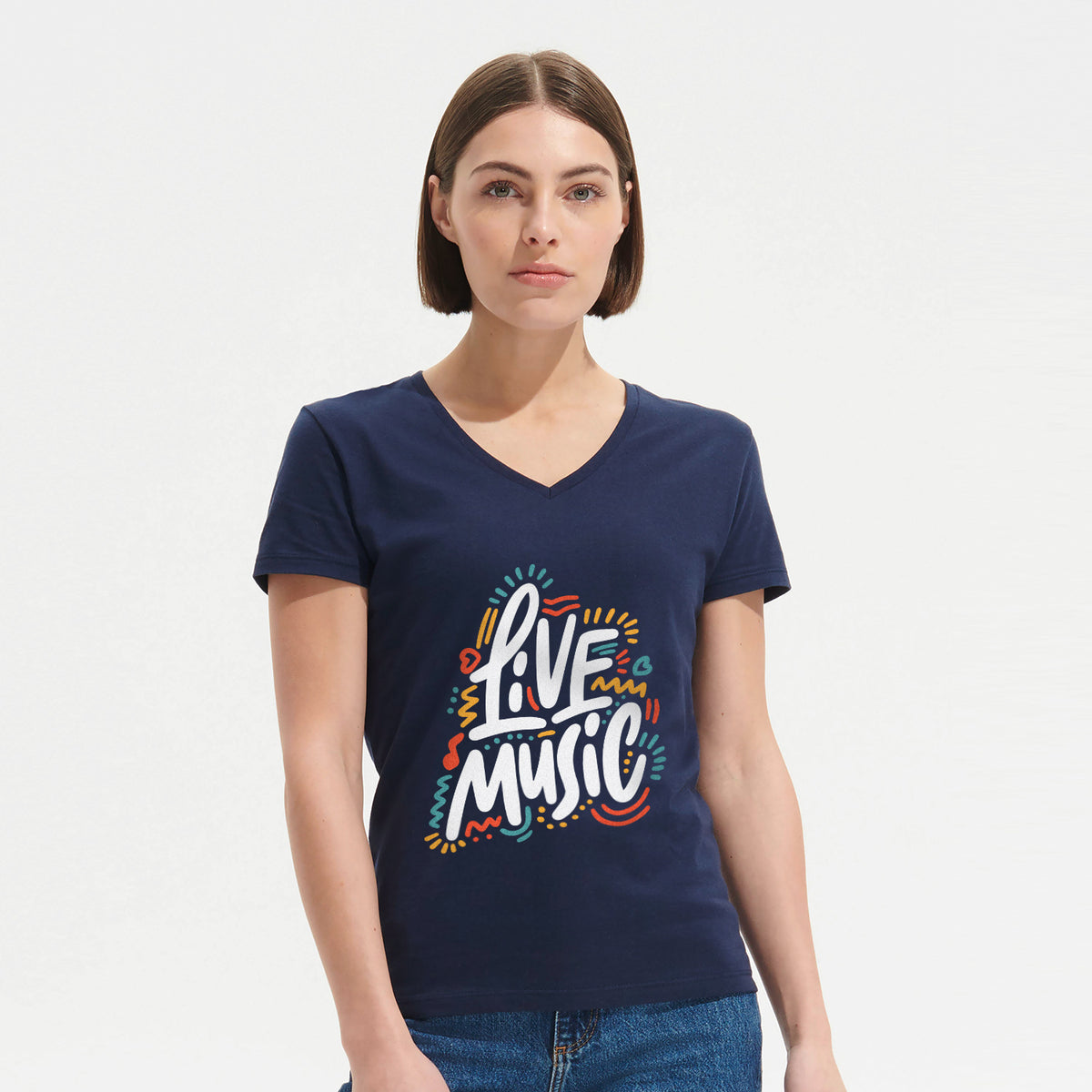 SOLS Imperial Womens V Neck T-Shirt