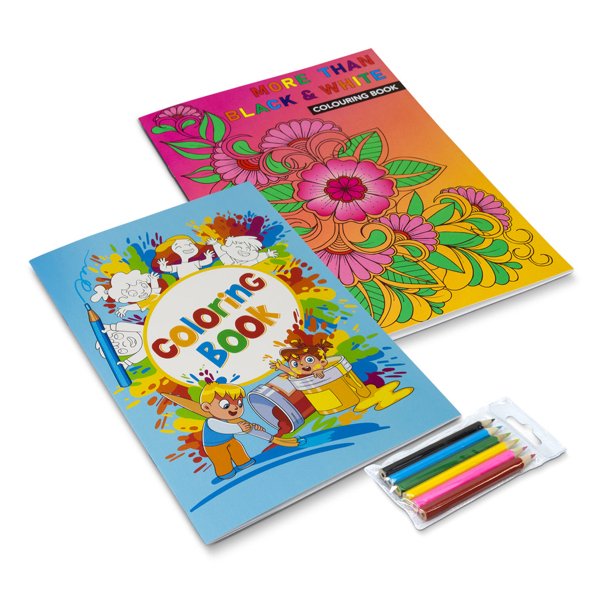 Custom Cover Colouring Book - A4