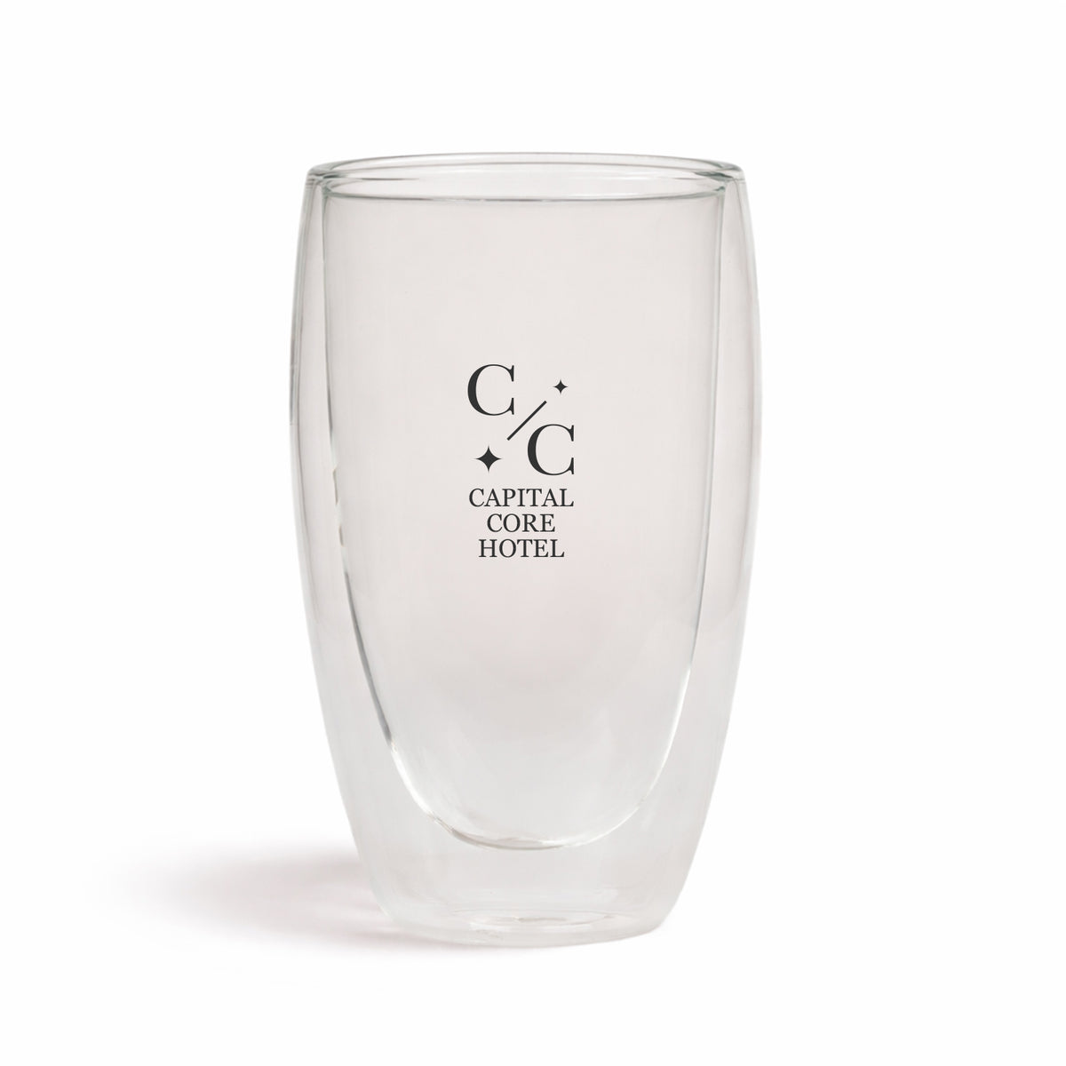 Sierra 450ml Double Wall Glass Cup