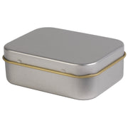 Silver Rectangular Tin