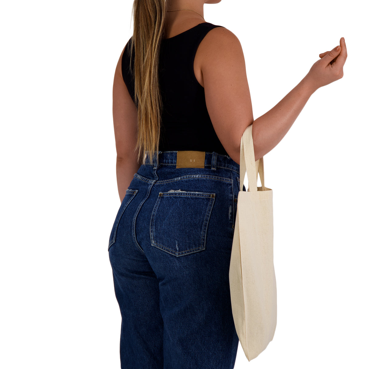 Calico Short Handle Bag