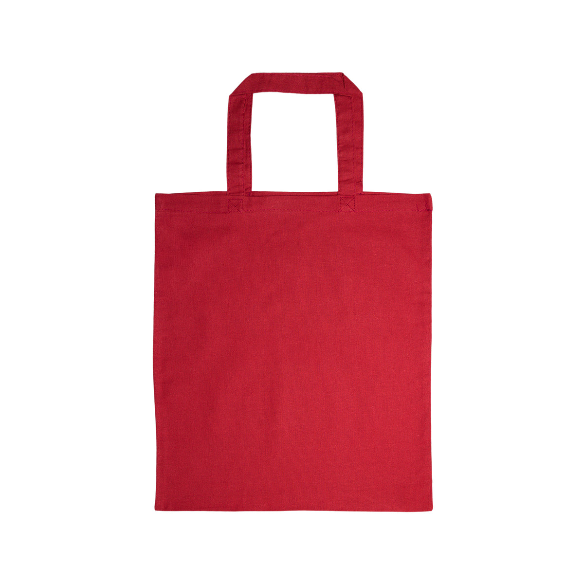 Coloured Cotton Short Handle Tote Bag