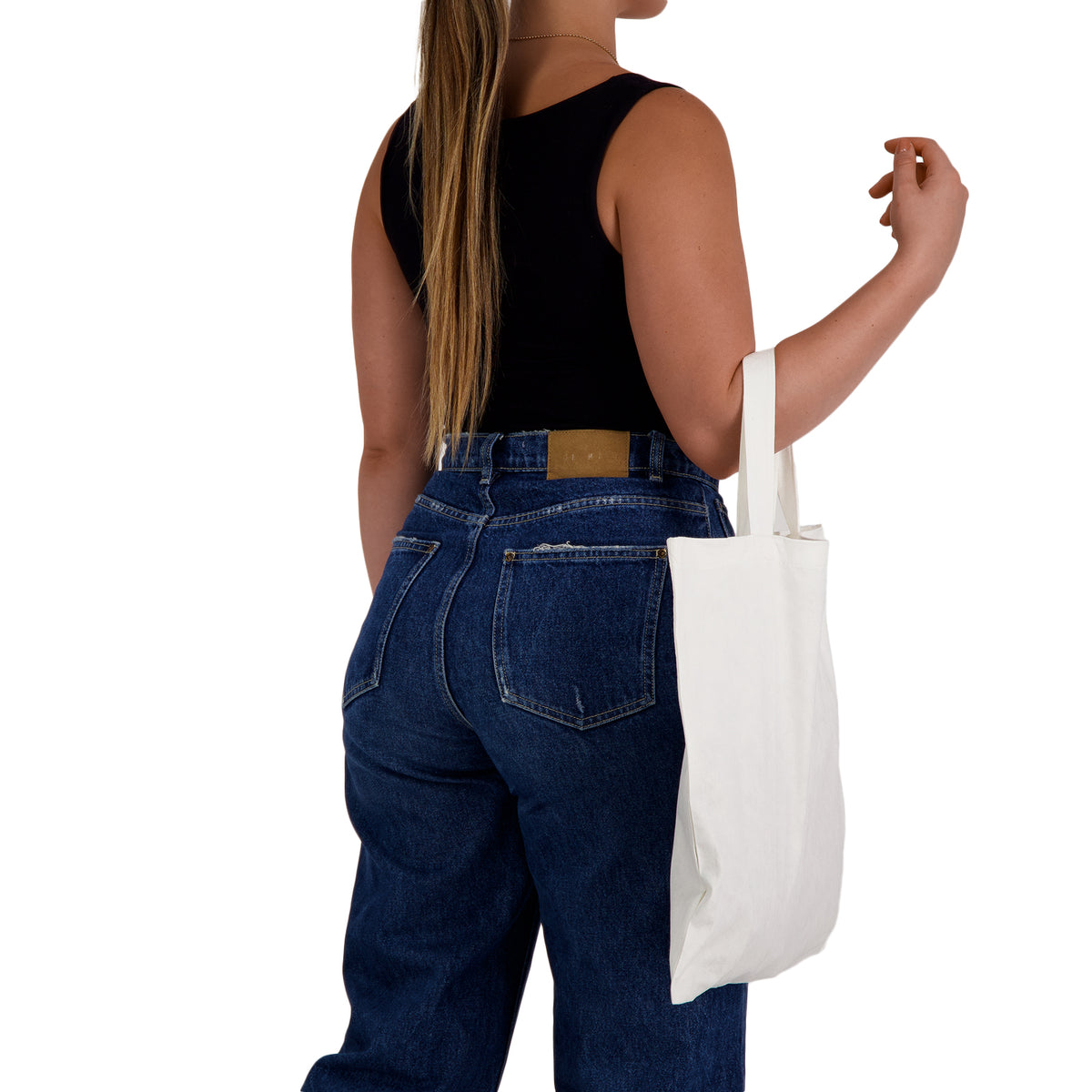 Short Handle Bamboo Bag