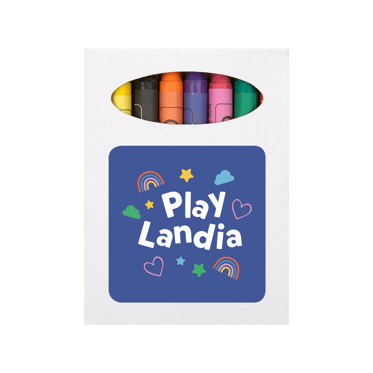 Colouring Short Handle Cotton Bag & Crayons