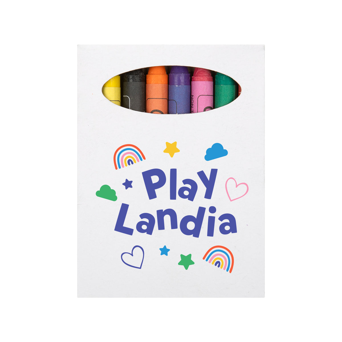 Colouring Long Handle Cotton Bag & Crayons
