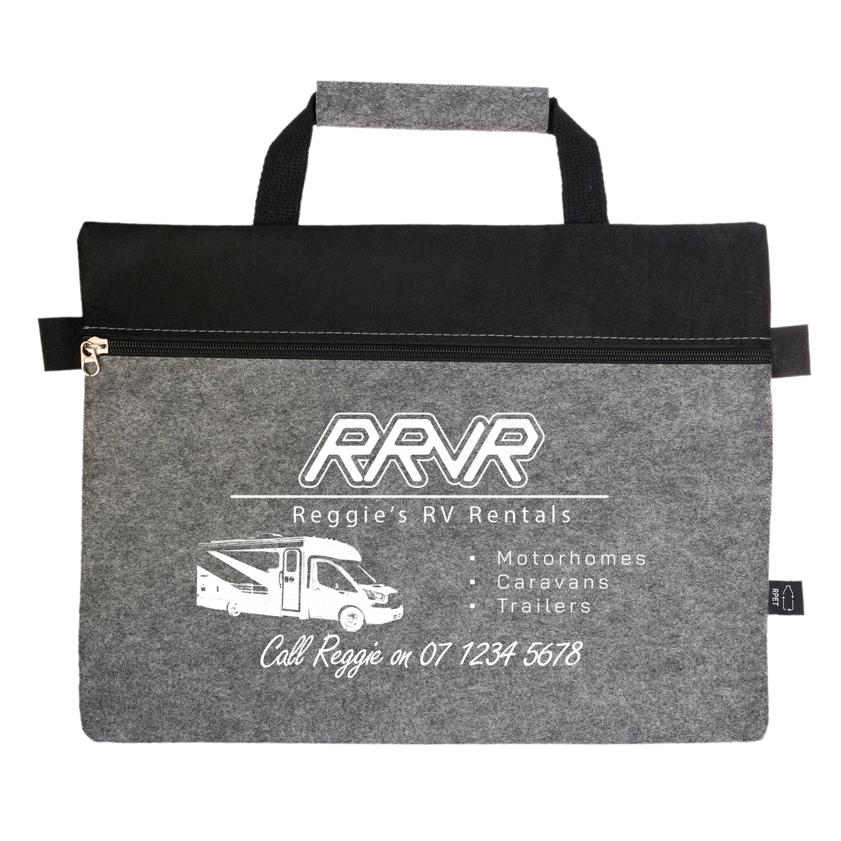 Montana RPET Felt Satchel