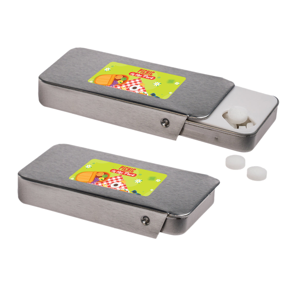 Sugar Free Breath Mints in Slider Tin