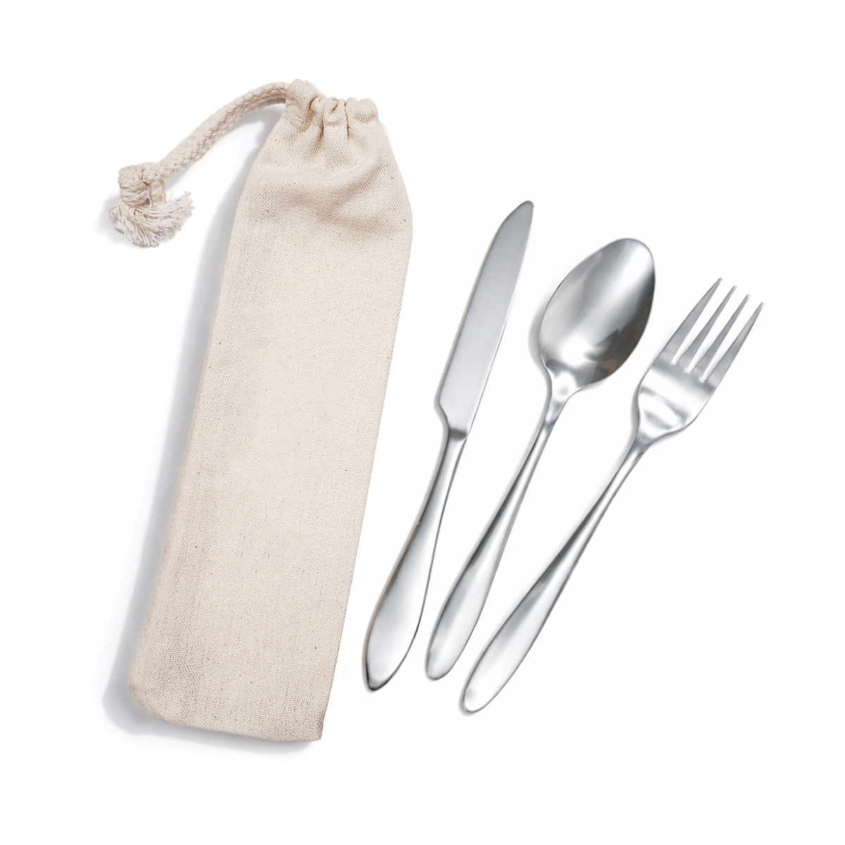 Banquet Cutlery Set in Calico Pouch