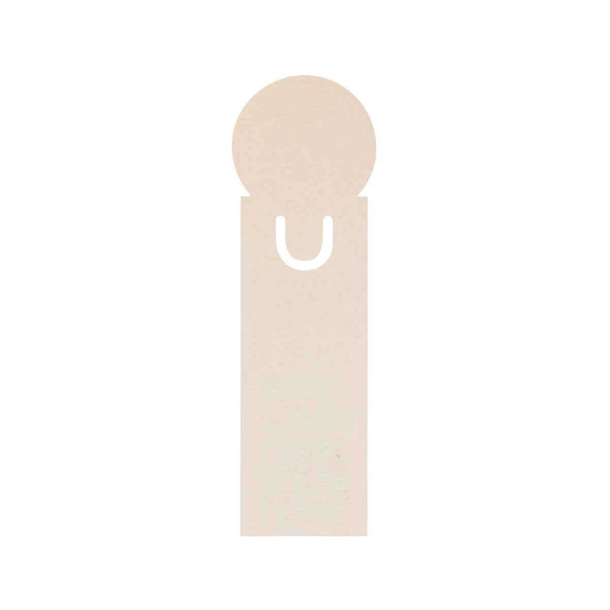 Circle Milk Carton Bookmark