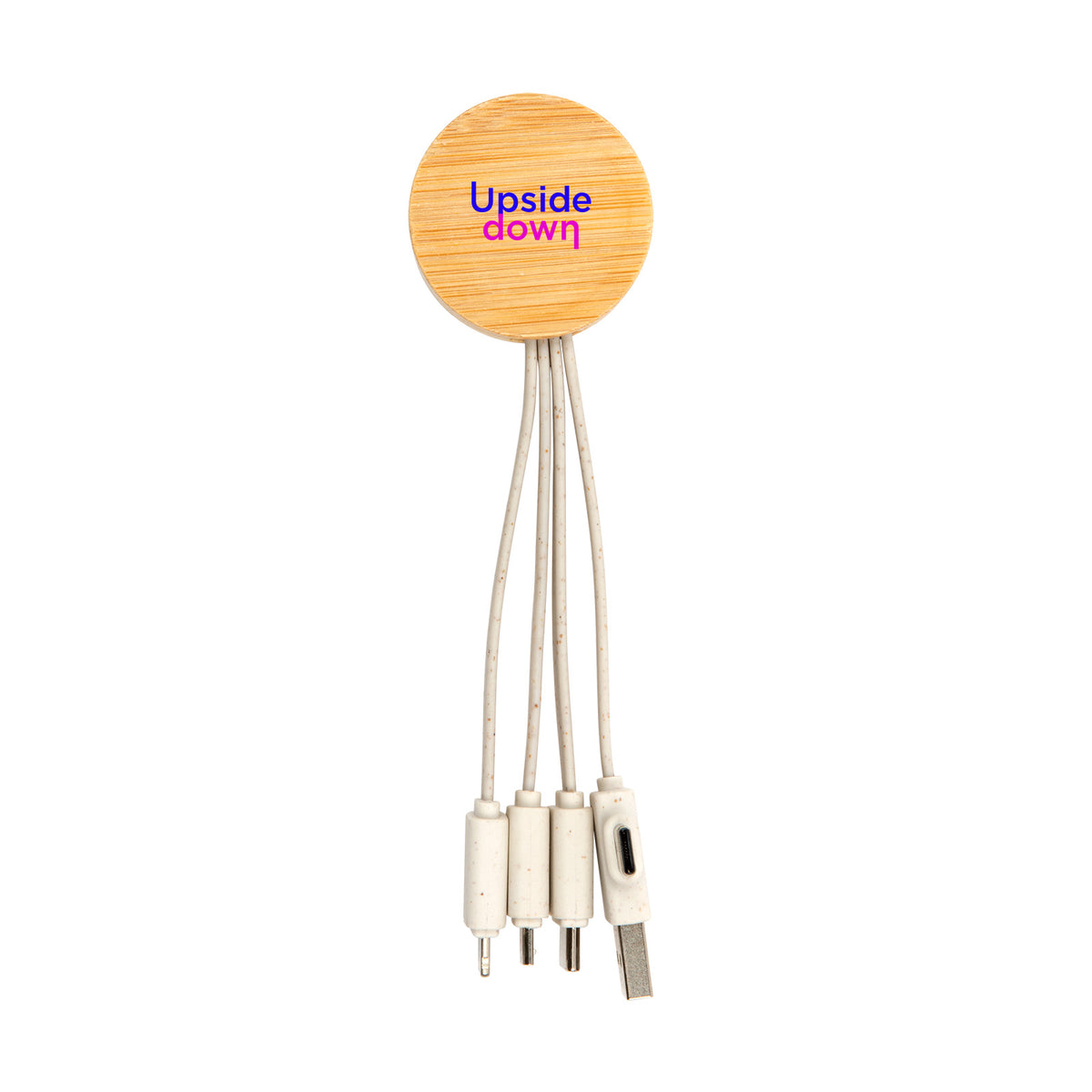Sprite Round Bamboo Charging Cable